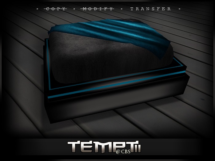 *Temptii* Ottoman [BlueBlack]