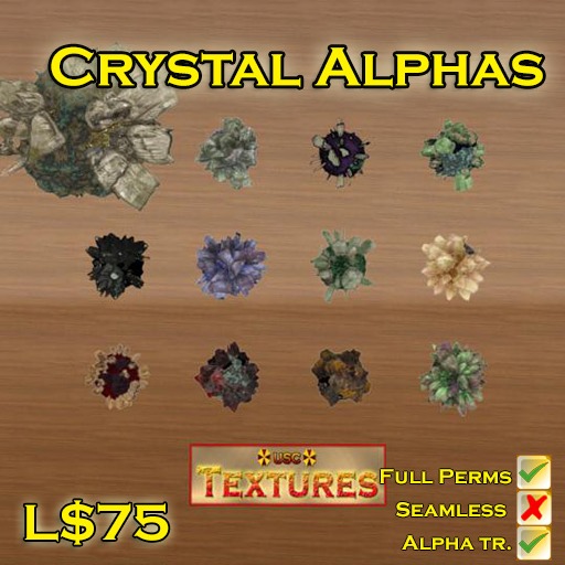 USC Textures - Crystal Alphas 