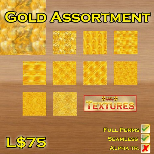 USC Textures - Gold Assortment 