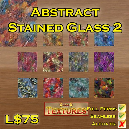 USC Textures - Abstract Stained Glass 2 