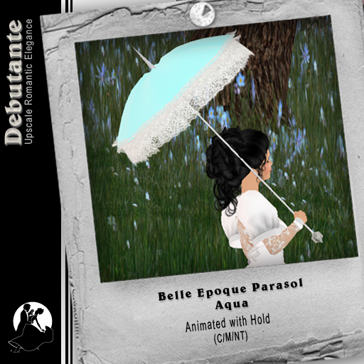*Deb* Belle Epoque Parasol (Boxed) Aqua