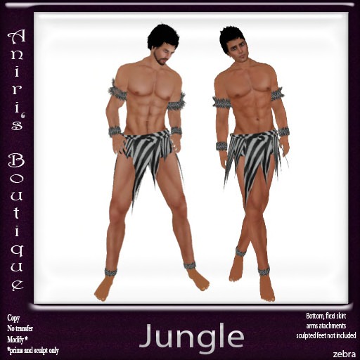 (AB) Jungle men zebra