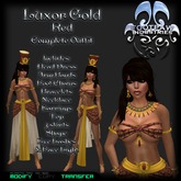 [FPI] Luxor Gold-Red - Female Outfit, Jewelry, Head dress, Shape, Eye Lashes & Face Light