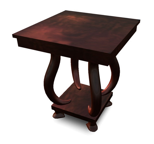 Antique - Wood End Table  