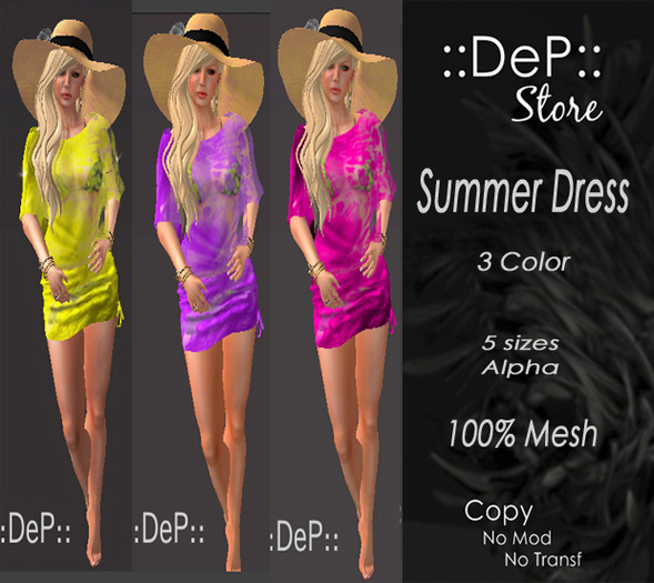 ::DeP:: Summer Dress 3 color