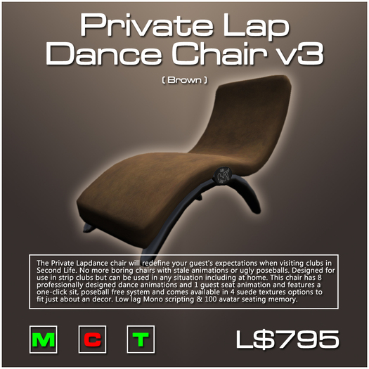 ArchAngel Designs Private Lapdance Chair v3.0 (brown)