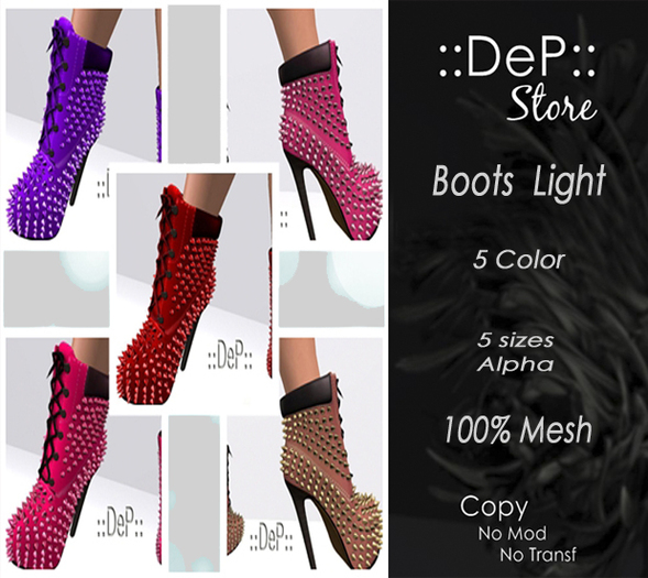 ::DeP:: Boots Mesh Light - 5 color