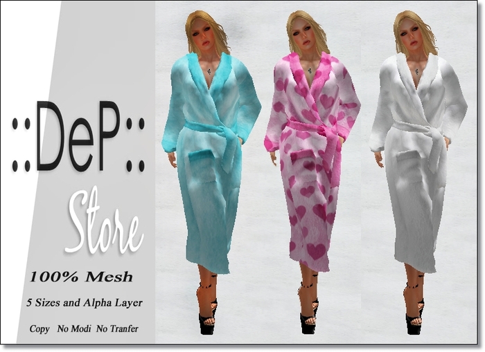 ::DeP:: Bathrobe 3 textures