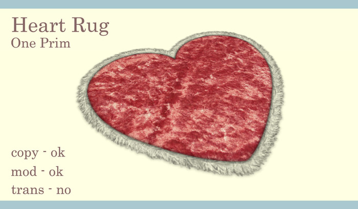 Heart Rug (Pink)