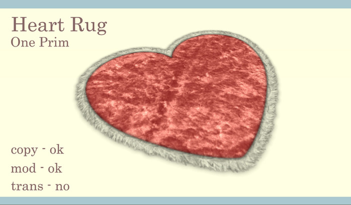 Heart Rug (Pink Champagne)