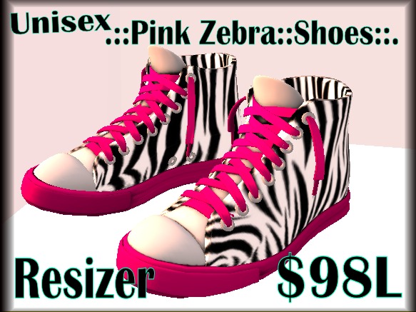 .::FS::. Pink-Zebra Shoes