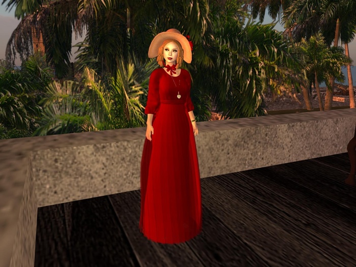 Regency Red Passion Gown