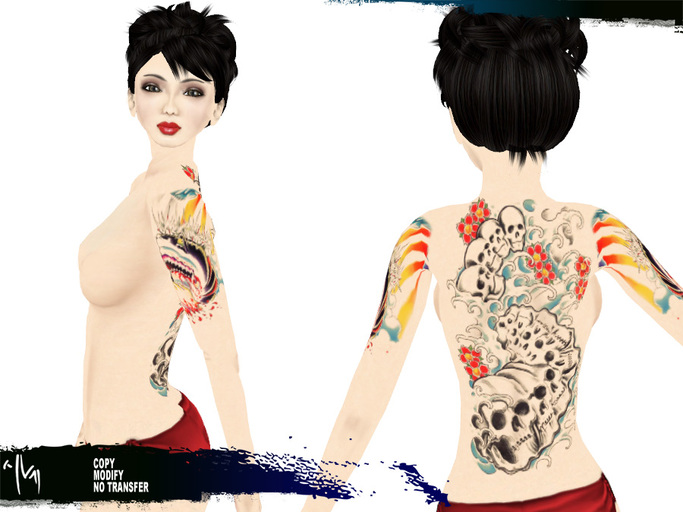 AVM Tattoo : Back Tattoo TCC1-49