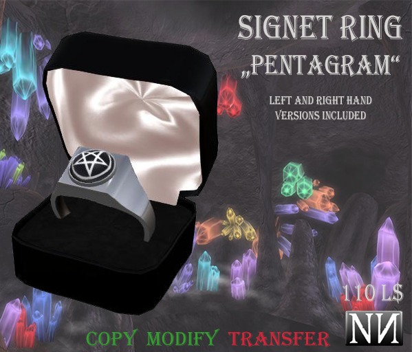 Signet Ring: Pentagram