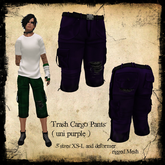 ::Chaly's:: Cargo Trash uni-purple