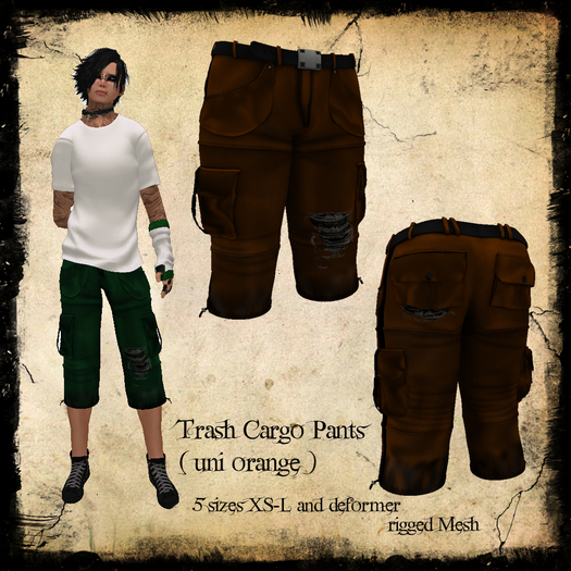 ::Chaly's:: Cargo Trash uni-orange