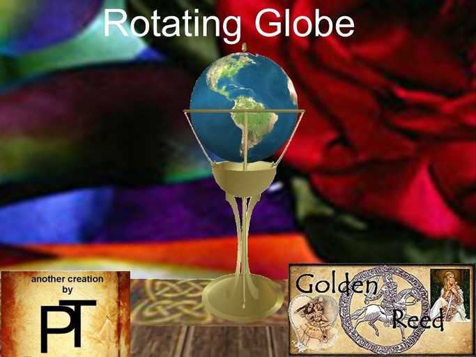 Rotating Globe Floor Standing boxed