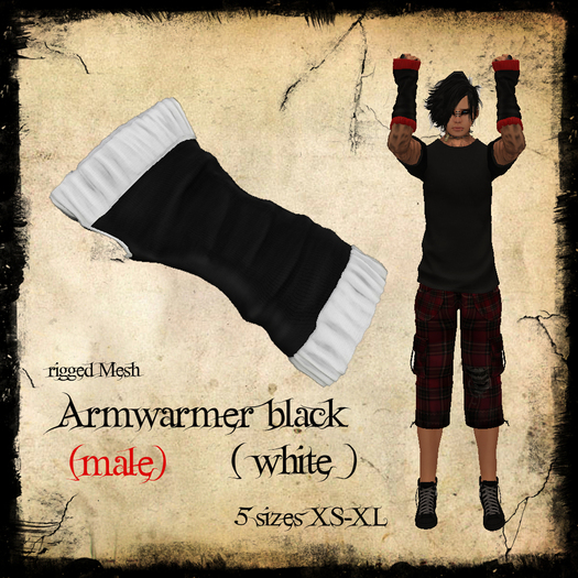 ::Chalys:: Armwarmer  black DEMO all Colours