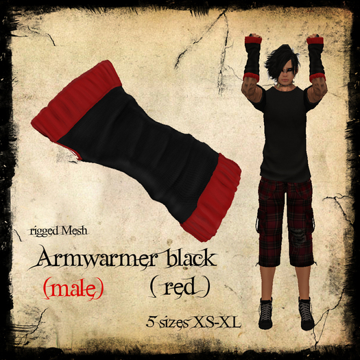 ::Chalys:: Armwarmer  black DEMO all Colours