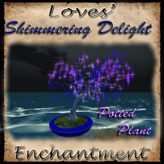 ::Potted Shimmering Delight~Purple 