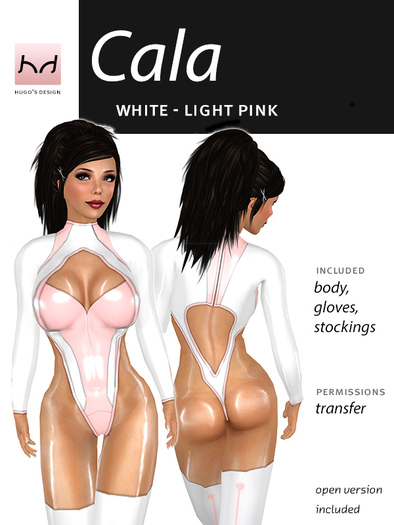 *HD* Cala - White-Baby Pink