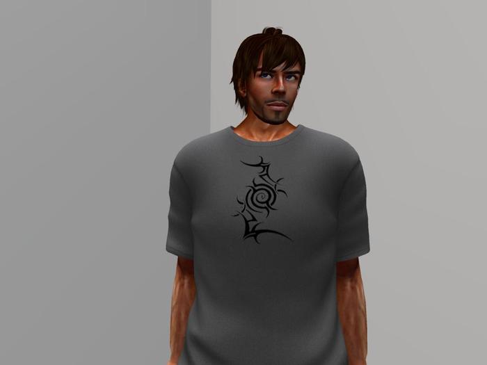 Grey Tribal Tee SHIRT ONLY