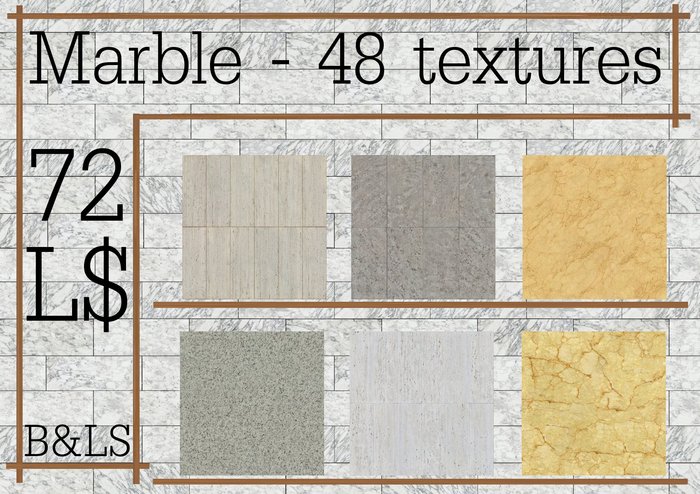 B&LS - marble - 48 textures
