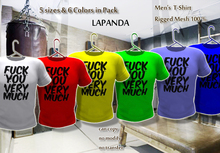 .;[LaPANDA];. FUVM 6 COLORS FATPACK Men T-Shirt MESH