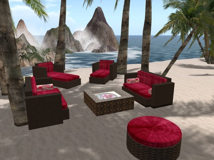 Beach Furniture "red" [boxed]