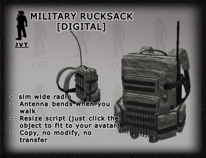 JVT Military Rucksack [digital]