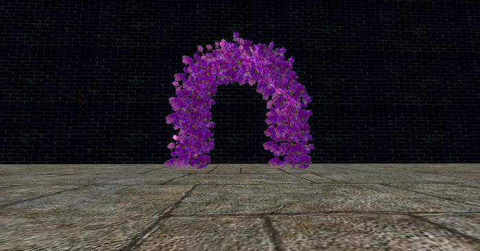 RC  purple Flowered archway