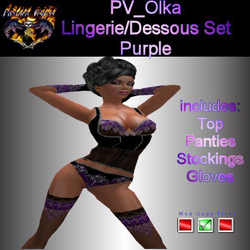 Dessous Set Olka Purple