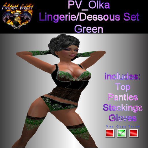 Dessous Set Olka Green