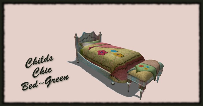 Chic Green bed