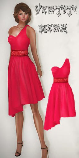 _Cocktail_DressROSSO mesh
