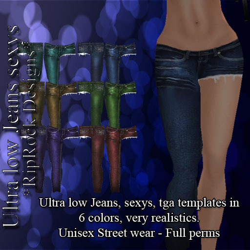 RipRock - Ultra low Jeans sexys Templates