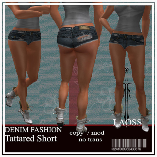 Denim Fashion_Tattared Short