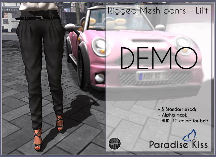 {Paradise Kiss} Lilit pants-DEMO (Rigged Mesh)