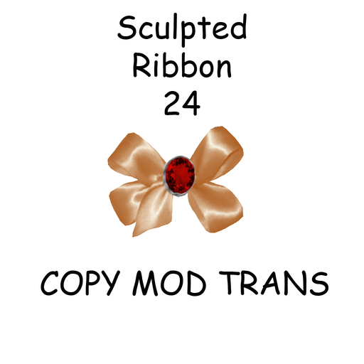 Sculpted Ribbon 24 **Full Perm !!**