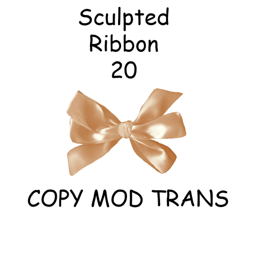 Sculpted Ribbon 20a **Full Perm!!**