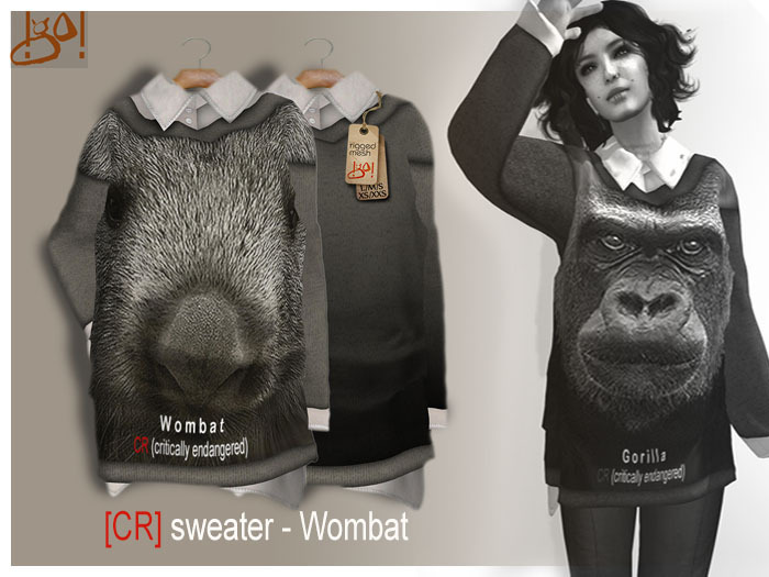 !gO! [CR] sweater - Wombat -