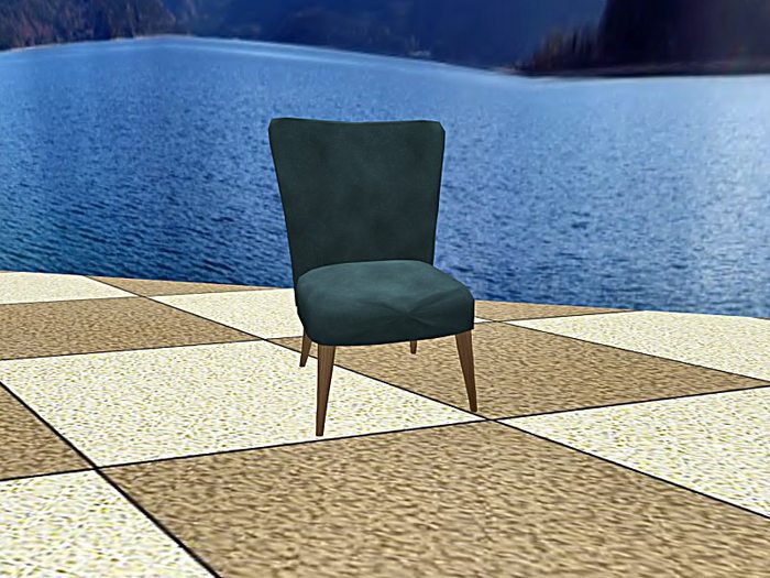 Wood Chair 01 (2 prims)