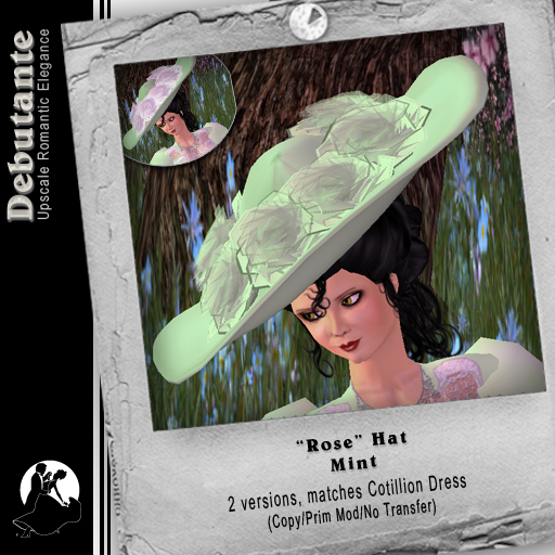 *Deb* "Rose" Hat Mint
