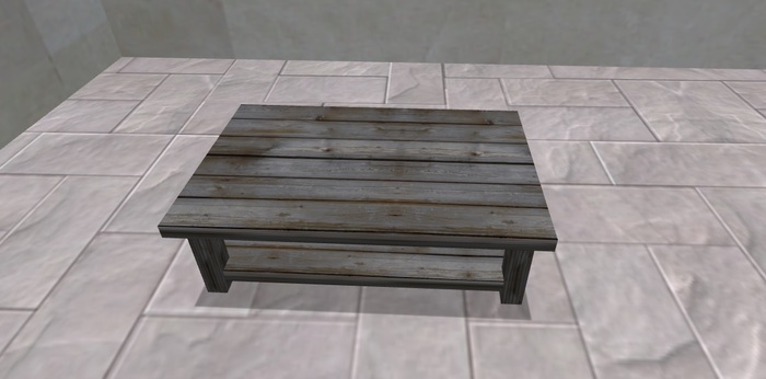 Natural Wood Coffee Table (boxed)