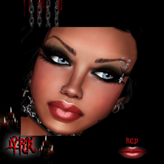 .::-LYRK Designs-::. red lips Nr.1