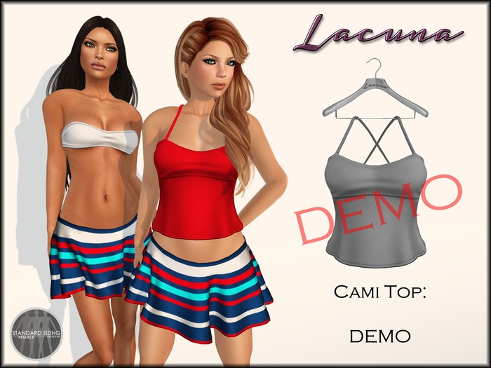 *LACUNA* Cami Top - DEMO