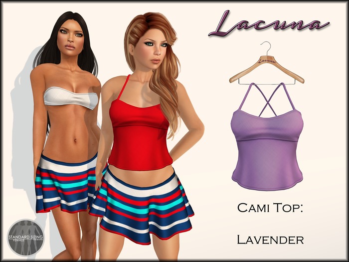 *LACUNA* Cami Top - Lavender
