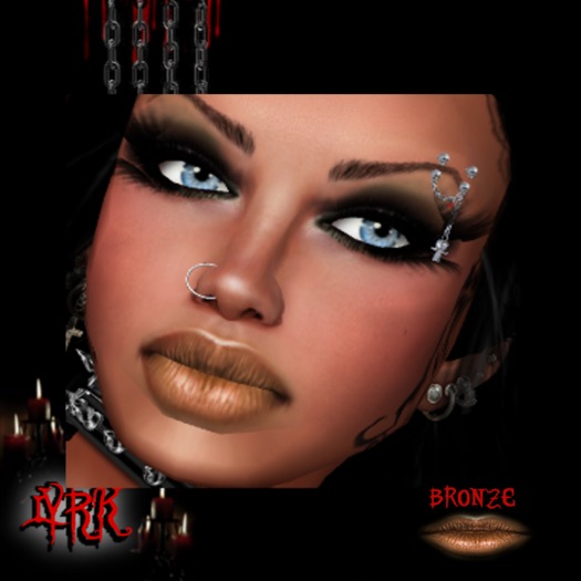 .::-LYRK Designs-::. bronze lips Nr 2