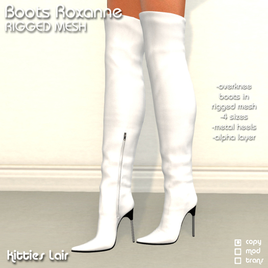 *KL* Overknees Roxanne White