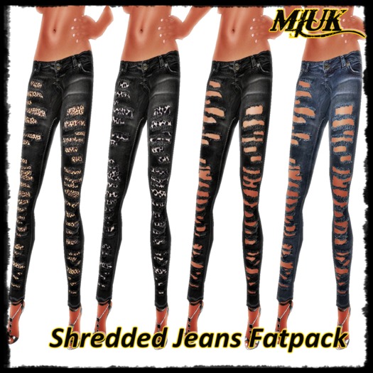 ::MIi.uK:: RIPPED TO SHREDS  Jeans  set